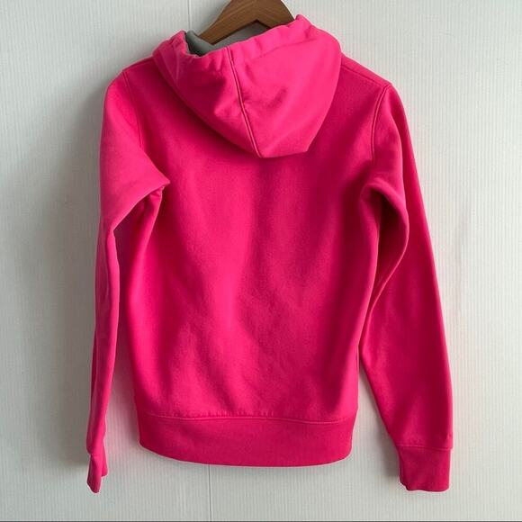 Under Armour bright pink hoodie hooded sweatshirt - Picture 4 of 7